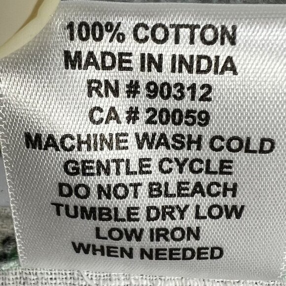 Parsley & Sage XL Bohemian Patchwork Ruffle Hi Lo Blouse Roll Tab Sleeve Artsy - Picture 15 of 16